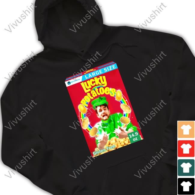 Large Size Lucky Potatoes Gluten Free Sweatshirt