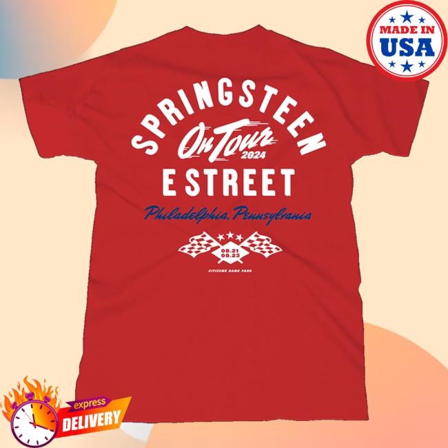 Springsteen & The E-Street Band Philadelphia 2024 Limited Edition Tour Shirt Bruce Springsteen Tour Merch