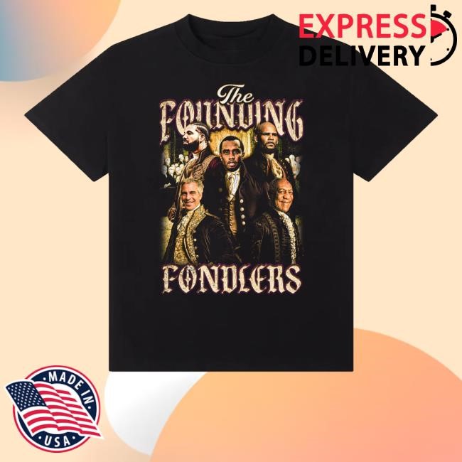 Notsafeforwear Merch Store The Founding Fondlers Zip-Up Hoodie