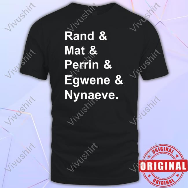 Official Rand & Mat & Perrin & Egwene & Nynaeve T-Shirt