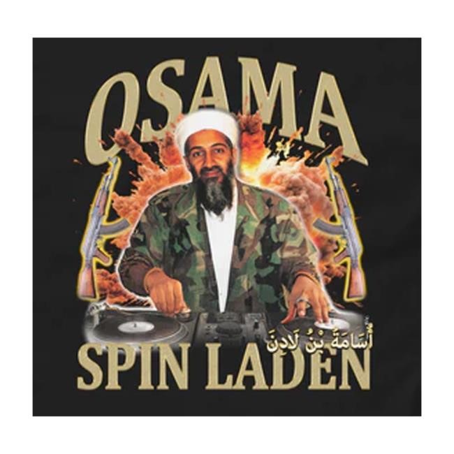 Thegoodshirts Store Osama Spin Laden Rap Crewneck Sweatshirt