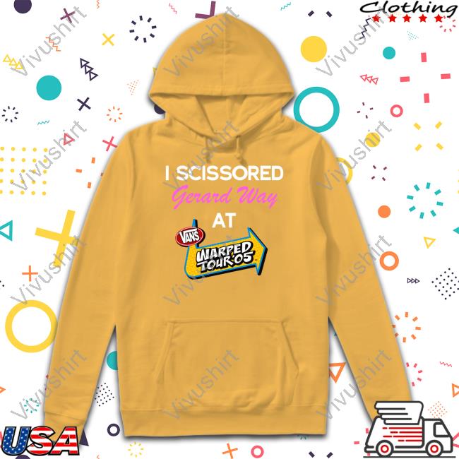 I Scissored Gerard Way At Vans Warped Tour 05 Long Sleeve T Shirt Erin 5 Days To Badflower I Scissored Gerard Way At Vans Warped Tour 05 Sweatshirt Erin 5 Days To Badflower