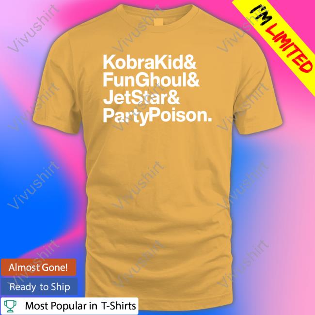 Lela Tm Kobrakid Funghoul Jetstar Partypoison Shirts