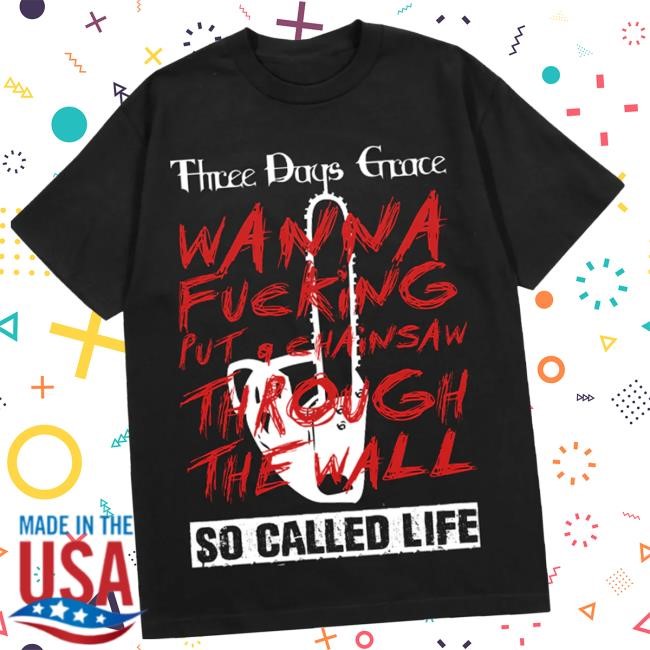 Official Three Days Grace Store Merch So Called Life Funny Shirt