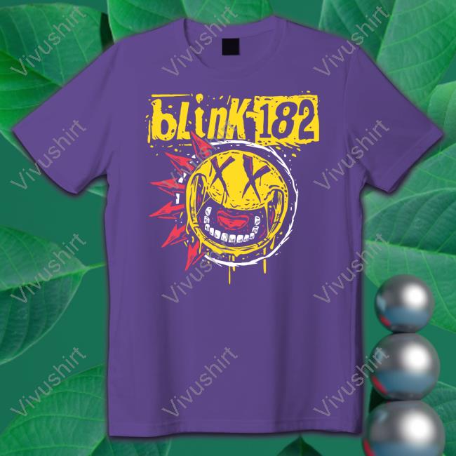 Blink182 Merch Punk Smiley T Shirt Punk Smiley Sweatshirt
