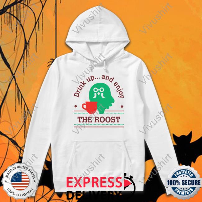 Nintendo Merch Drink Up And Enjoy The Roost Hoodie Sweatshirt