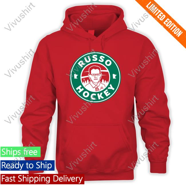 Russo Hockey Tees Fan Hq Exclusive Sotastick Michael Russo Coffee Sweatshirt