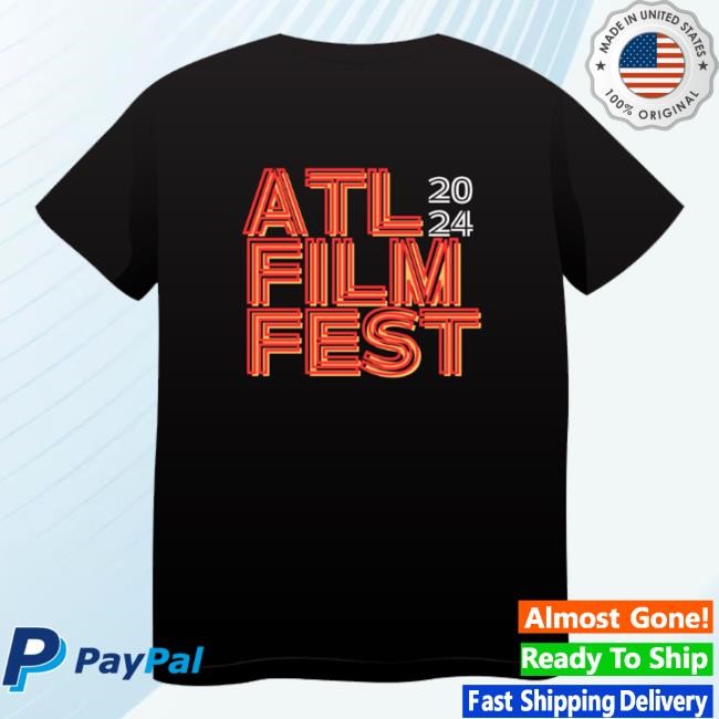 Atlanta Film Society Merch Shop Atlanta Film Festival 2024 Black Shirts