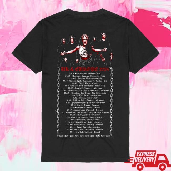Archenemy Merch Store Uk & Europe Tour 2024 Crewneck Sweatshirt