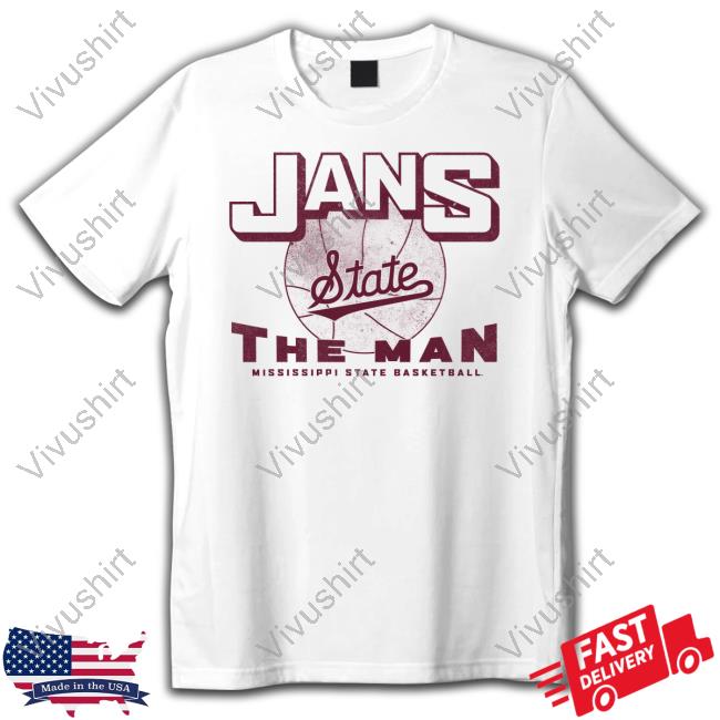 Chris Jans Jans State The Man Mississippi State Baseketball Tee Shirt