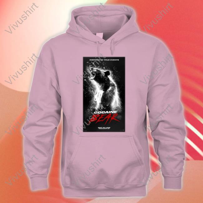 Discussingfilm Cocaine Bear Poster Official Shirt