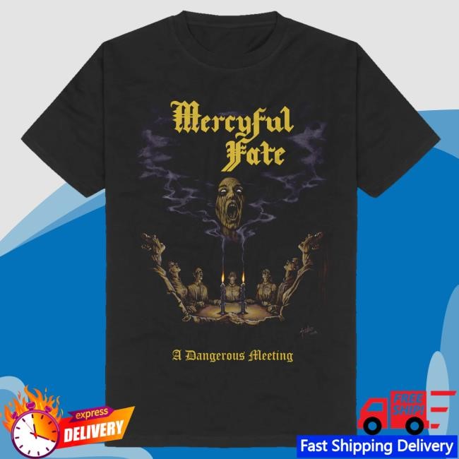 Official Mercyful Fate Coven Merch A Dangerous Meeting Shirts