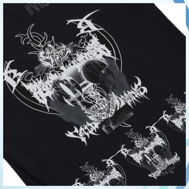 Bladee Cold Visions Merch Store Shop Cv Anchor Navy Long Sleeve T Shirt