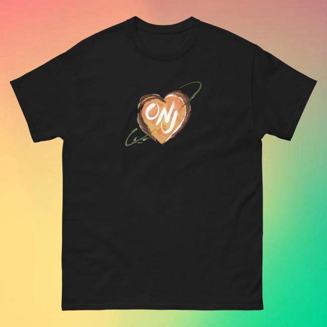 Olivia Newton Merch On Heart Logo Sweatshirt