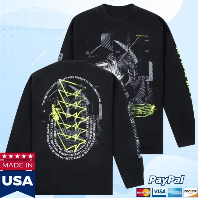 Original Paper Plane Merch Interlock Long Sleeve Shirt