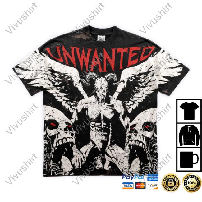 Official Unwanted Collection Merch Store Forsaken Vintage All Over Print Long Sleeve Tee Unwantedcollection Shop