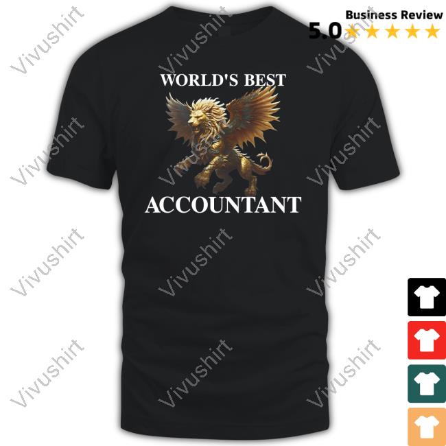 Luccainternational Merch World's Best Accountant Lion With Dragon's Body Classic Shirt