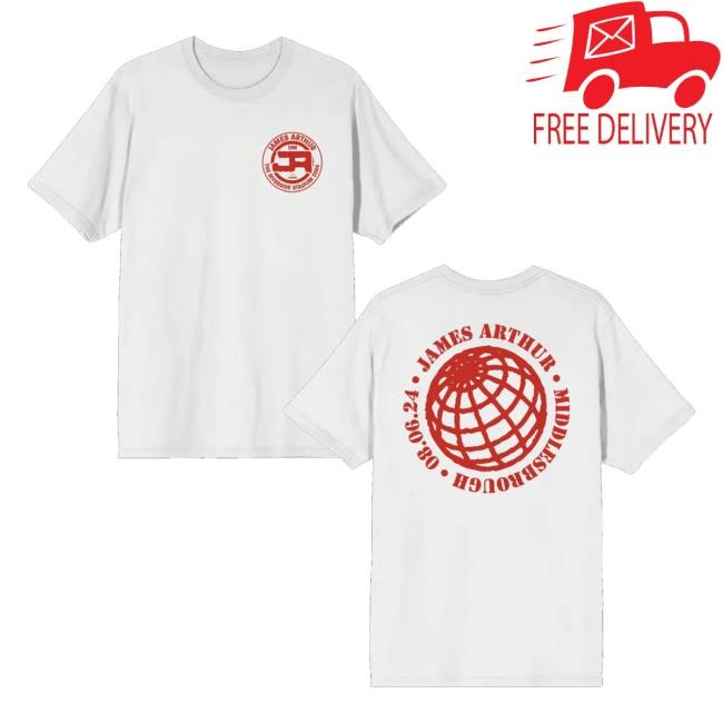 James Arthur Official Store Bitter Sweet Love Homecoming White Long Sleeve Shirt