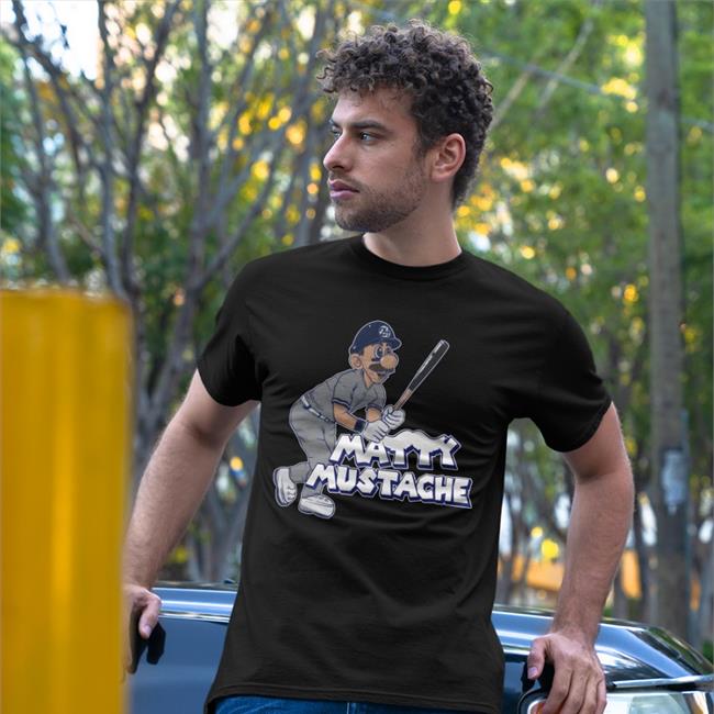 Matty Mustache Tee Eric Hubbs Barstoolsports Store