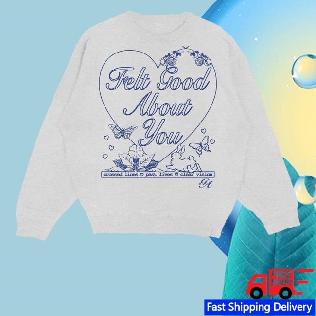 Felt Good About You Crossed Lines Past Lives Clear Vision Zip Hoodie