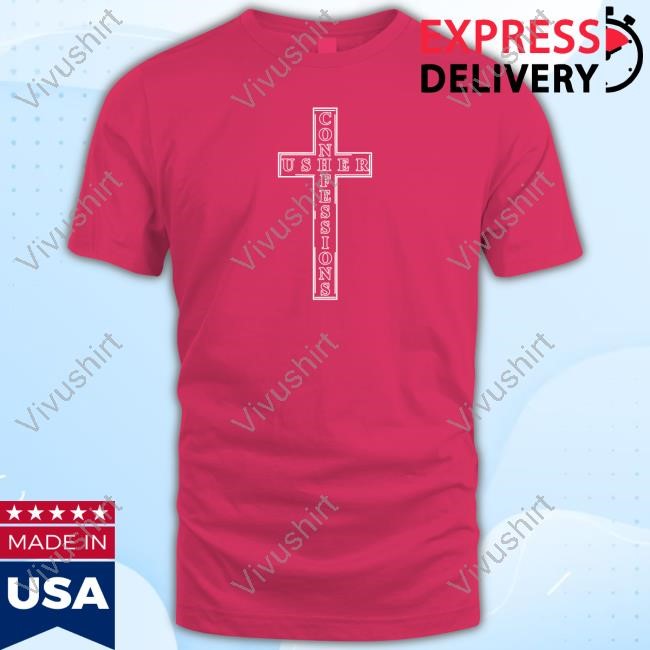 Usherworld Merch Usher Confessions Cross Shirts