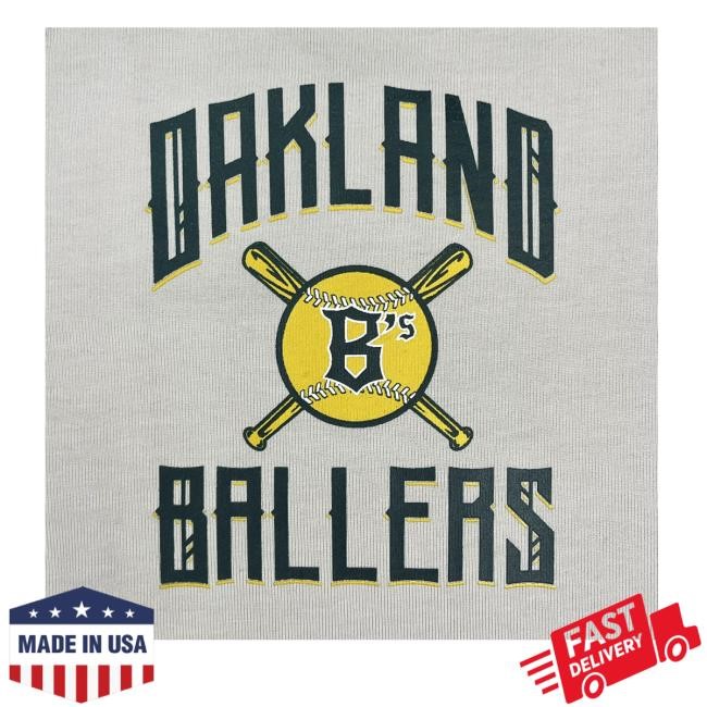 Oaklandish Merch Oakland Ballers Heavy Baseball Jersey