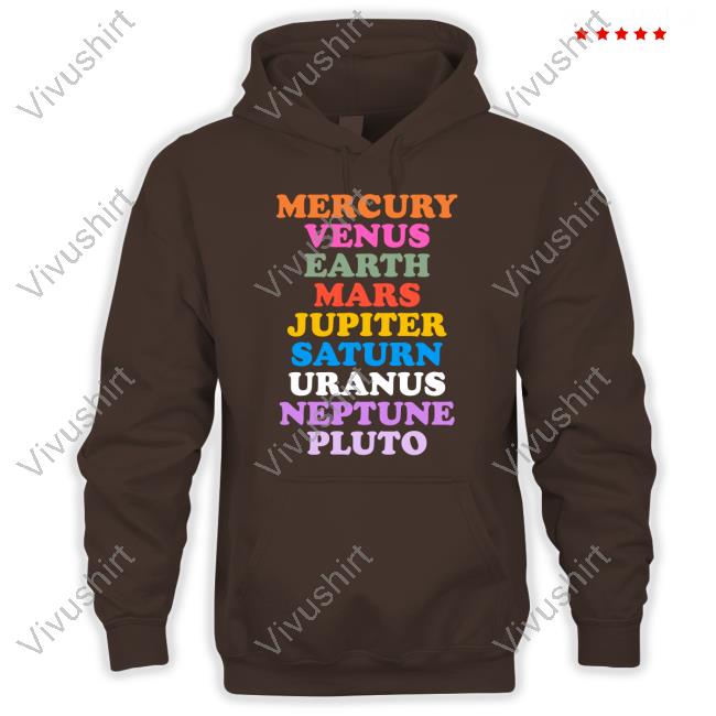 Mildlyinteresting Mercury Venus Earth Mars Jupiter Saturn Uranus Neptune Pluto Shirt