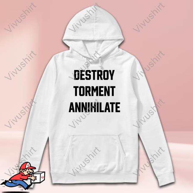 Official Travis Barker Destroy Torment Annihilate Shirt