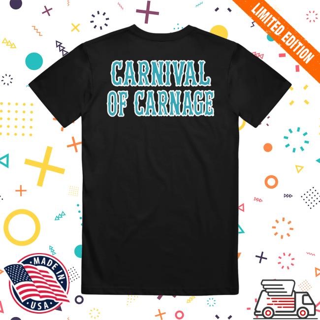 Psychopathic Records Store Insane Clown Posse Carnival Of Carnage Holiday Black T-Shirt