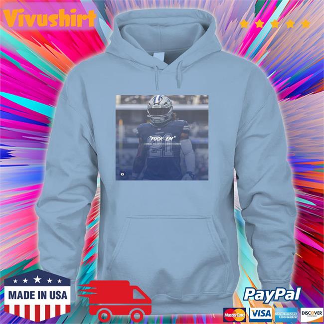Kelly K-9 Fuck Em Ezekiel Elliott On Cowboy Haters T Shirt