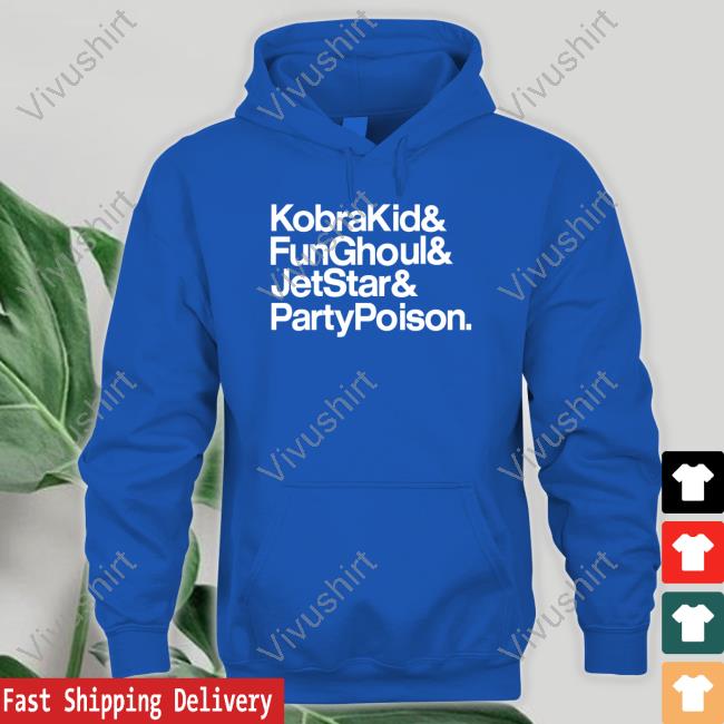 Kobrakid Funghoul Jetstar Partypoison Tee Shirt Hamtuud Kobrakid Funghoul Jetstar Partypoison Shirt