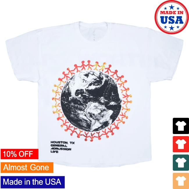 Official Travis Scott Merch Store Travis Scott Around The World Long Sleeve White TravisScott Shop