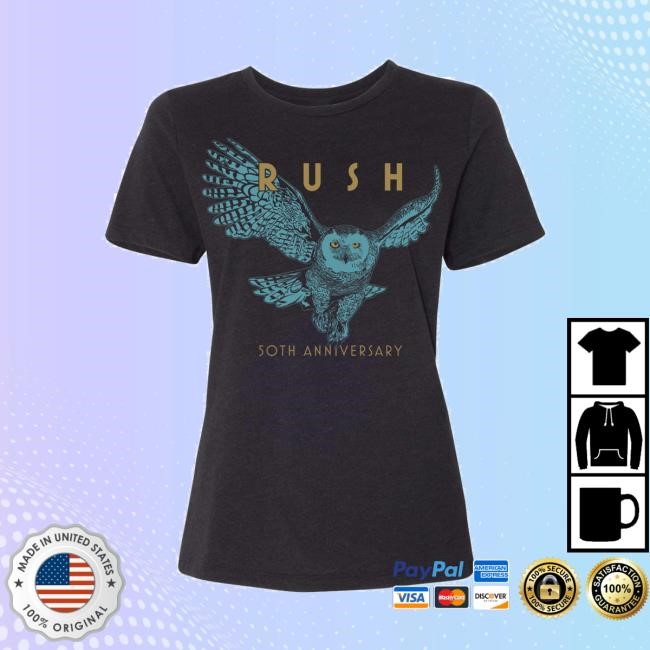 Rush Backstage Merch Store 50 Fly T-Shirt