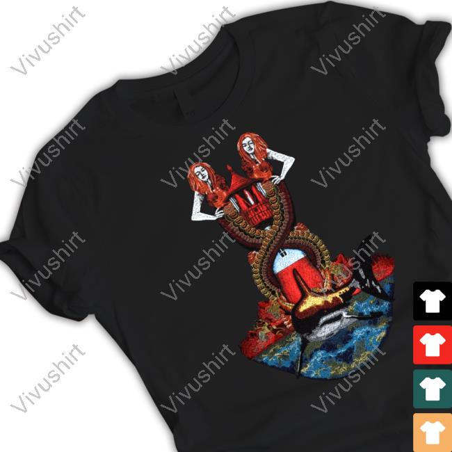 Mermaid-Embroidered Cotton-Jersey Long Sleeve T Shirt