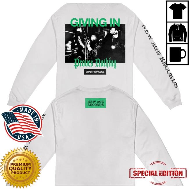 Sharptongueshc Merch Shop Giving In From Sharp Tongues Tee Shirt