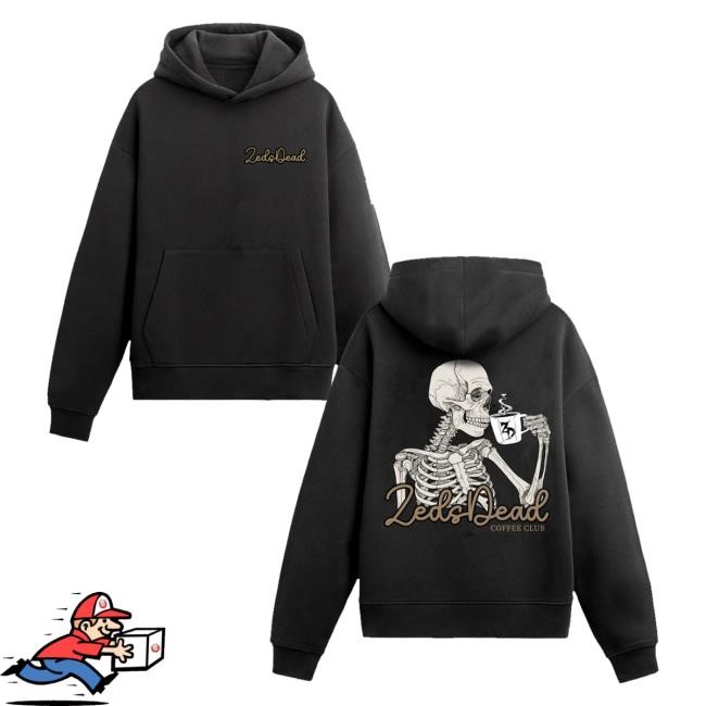 Zeds Dead Official Shop Zeds Dead Coffee Break Ultra Heavyweight Hoodie Sweatshirt