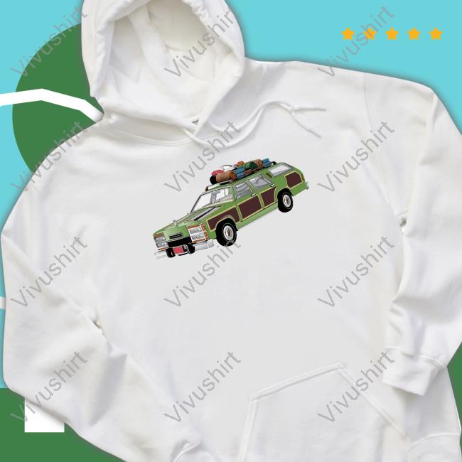 Antarctic Blue Super Sports Wagon Family Truckster Hoodie