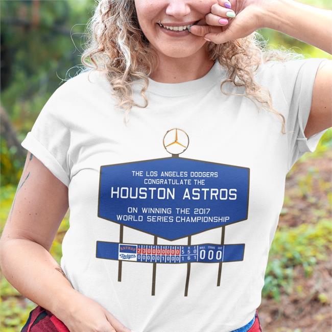 The Los Angerles Dodgers Congratulate The Houston Astros On Winning The 2017 Shirt Agswin 713 Shirts Merch