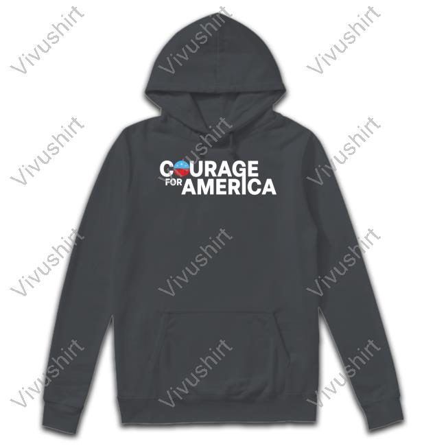 Michael Fanone Wearing Courage For America Hooded Sweatshirt Tara Dublin