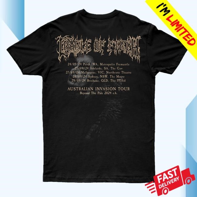Cthulhu Black Tour Long Sleeve T Shirt