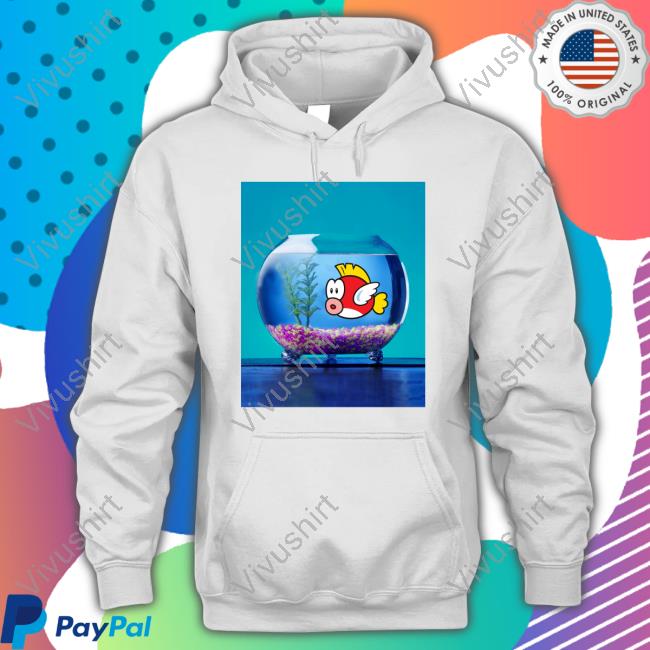 Nintendo Mario Cheep Cheep Fish Bowl Long Sleeve T Shirt