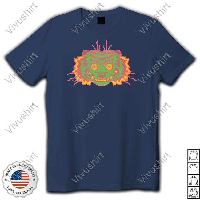 Papajoolia Tiger Pipi Film Face Tee Shirt