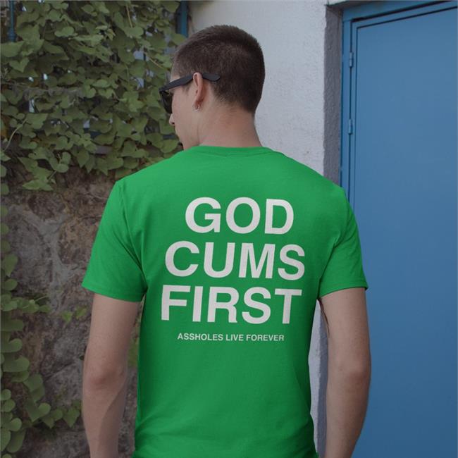 God Cums First Sweatshirt