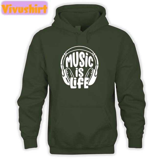 Power In Black Store Music Is Life T Shirt