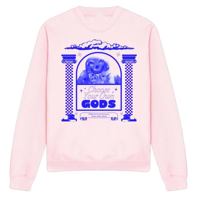 Family Store Uk Merch Blobby Pink Sweater By Family Store Hooded Sweatshirt