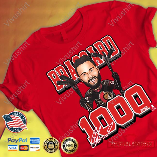 Gosensgo Derick Brassard 1000 Games Tee
