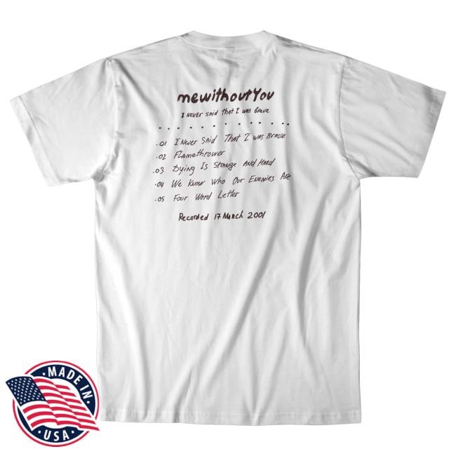 Original Mewithoutyou Merch Store Never Dream Crewneck Sweatshirt