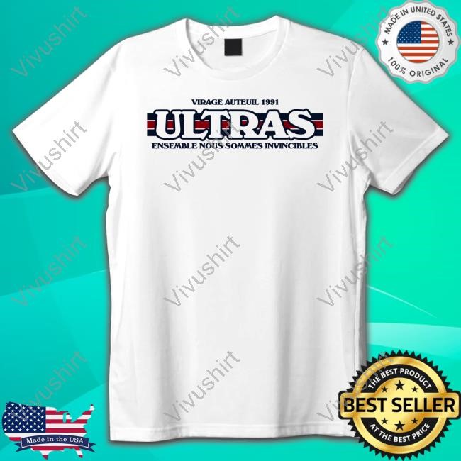 Collectif Ultras Paris Virage Auteuil 1991Ultras Ensemble Nous Sommes Invincibles Sweatshirt