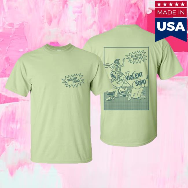 Official 24Hundred Violent Soho Vacation Forever Pistachio Attractive Shirt 24 Hundred
