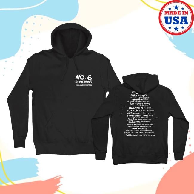 Official Ed Sheeran Store Merch No.6 Collaborations Project Hoodie EdSheeran Shop